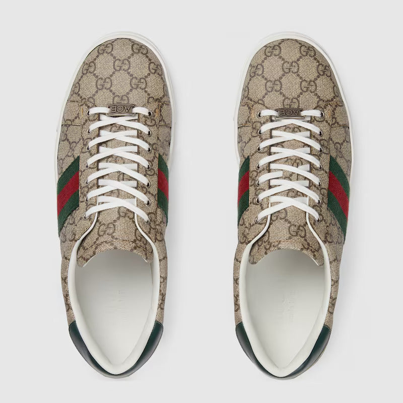 GUCCI Men's Gucci Ace sneaker with Web - Image 16