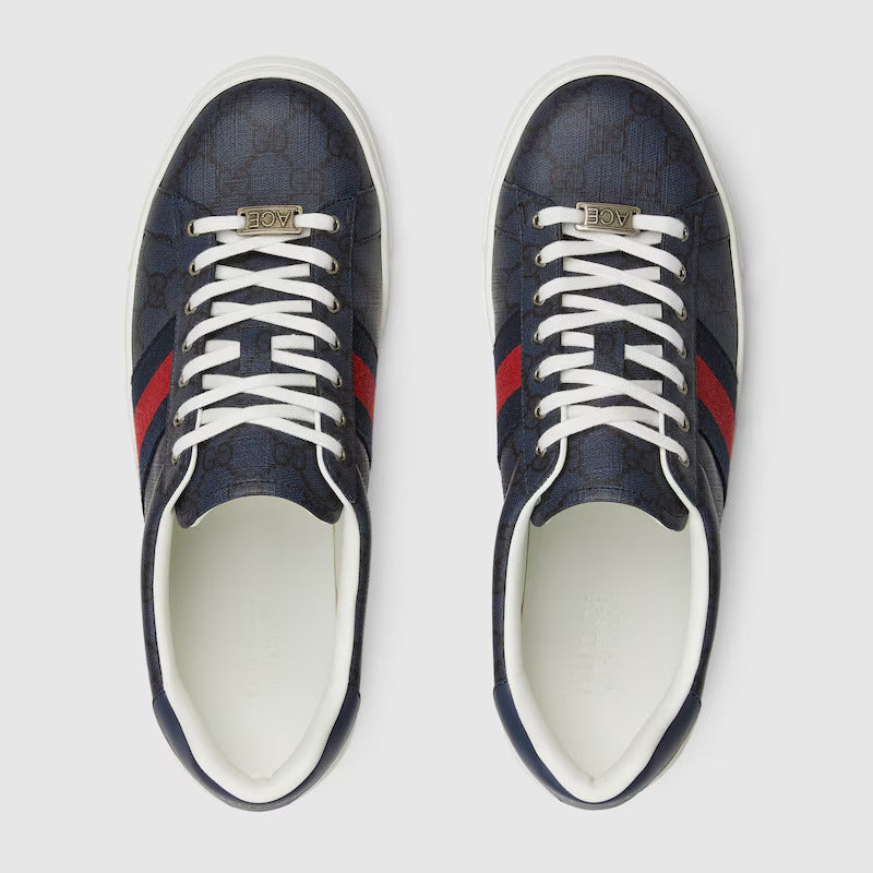 GUCCI Men's Gucci Ace sneaker with Web - Image 21