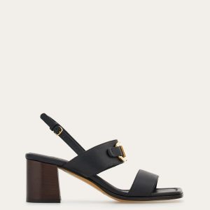 Ferragamo Sandal with Gancini ornament