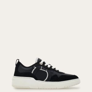 Ferragamo Sneaker with Gancini ornament