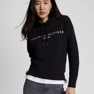 Tommy Hilfiger Embroidered Tommy Logo Terry Hoodie