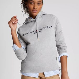 Tommy Hilfiger Embroidered Tommy Logo Terry Hoodie