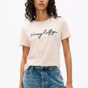 Tommy Hilfiger Embroidered Signature Crewneck T-Shirt