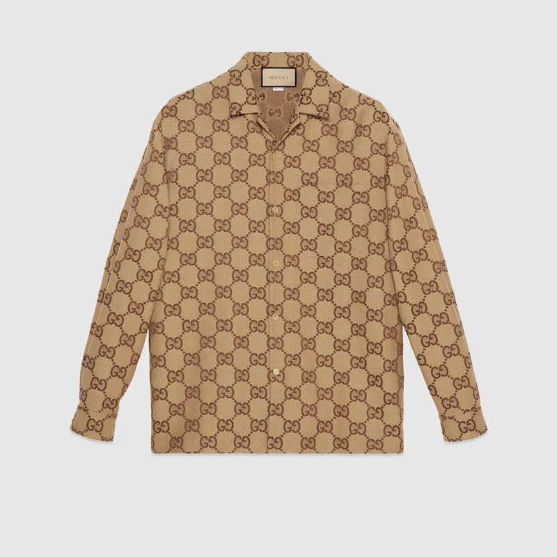Gucci MAXI GG CANVAS SHIRT