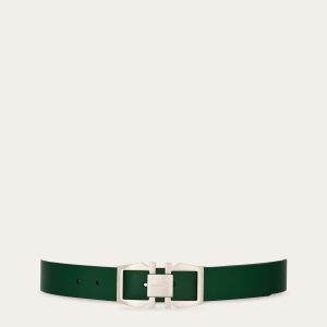 Ferragamo Reversible and adjustable Gancini belt