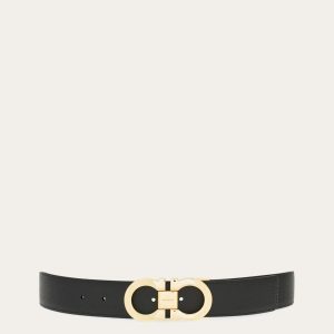 Ferragamo Reversible and adjustable Gancini belt