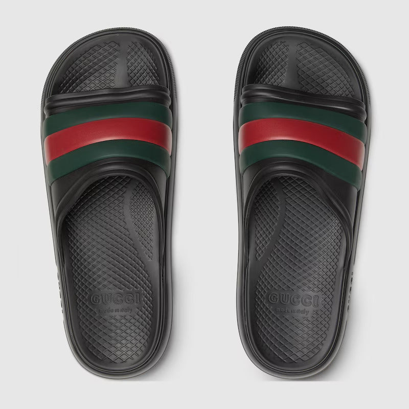 GUCCI Men's Web slide sandal - Image 5