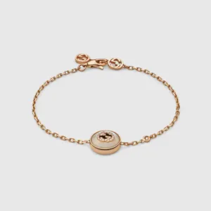 Gucci Interlocking 18K Diamond Bracelet