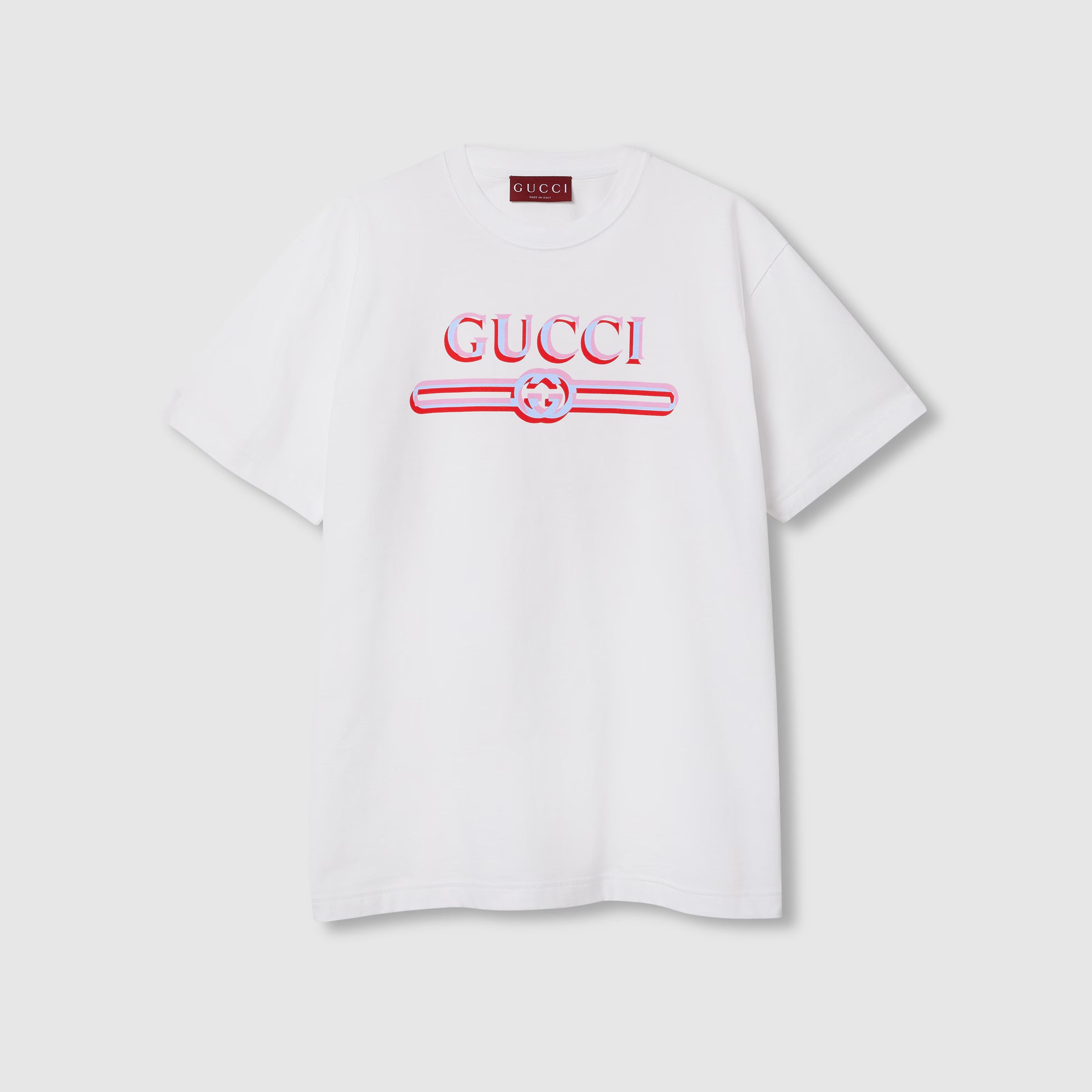 Gucci Printed cotton jersey T-shirt
