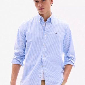 Tommy Hilfiger Regular Fit Stripe Stretch Oxford Shirt