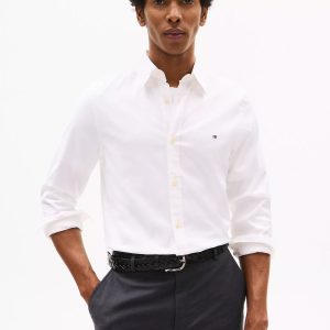 Tommy Hilfiger THFlex Slim Fit Poplin Dress Shirt