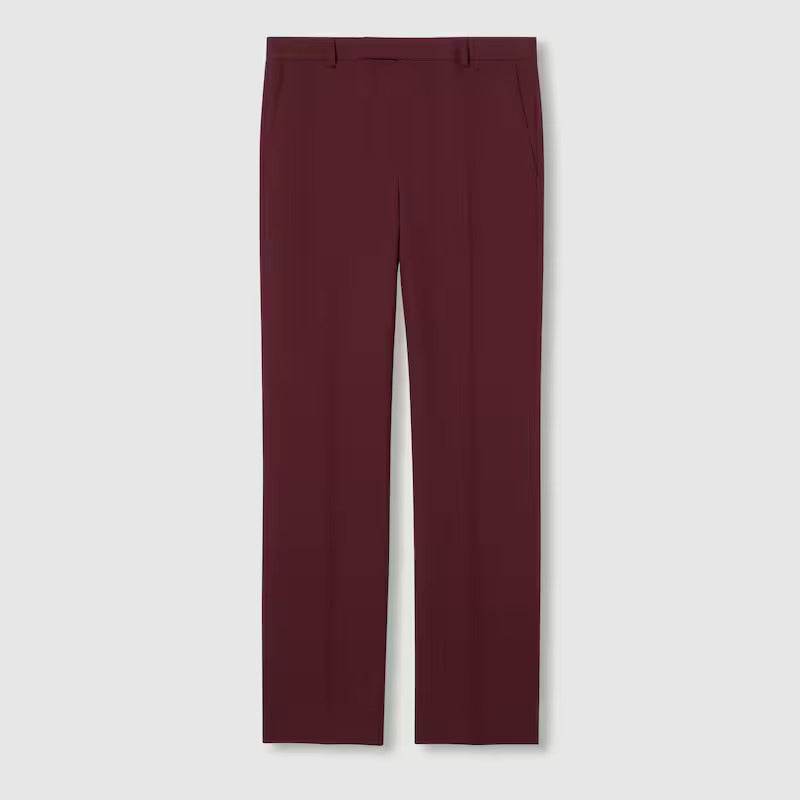 GUCCI EMBOSSED POLYESTER DRILL PANT