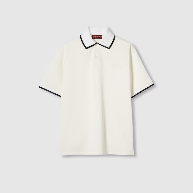 Gucci COTTON PIQUET POLO SHIRT