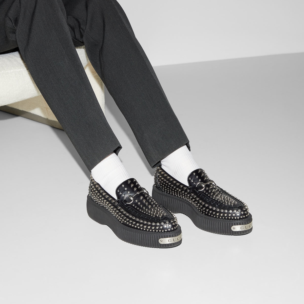 GUCCI Men's Gucci Horsebit creeper loafer - Image 4
