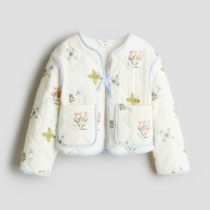 H&M Quilted Printed Jacket