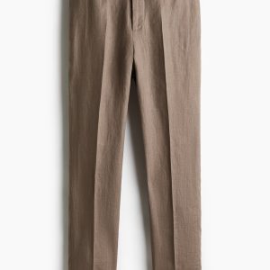 H&M Slim-Fit Linen Suit Pants