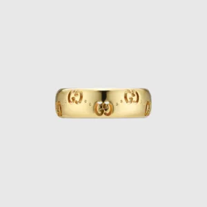 Gucci Icon 18K GG Thin Ring