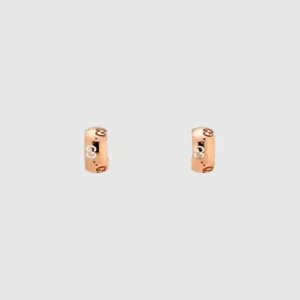 Gucci Icon 18K GG Hoop Earrings