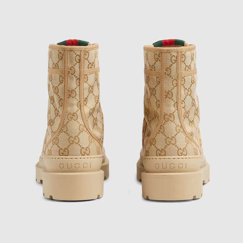 GUCCI Men's Web boot - Image 4