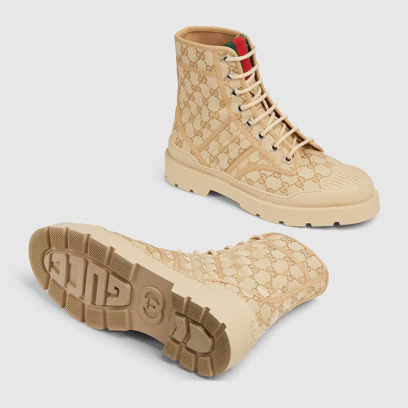 GUCCI Men's Web boot - Image 6