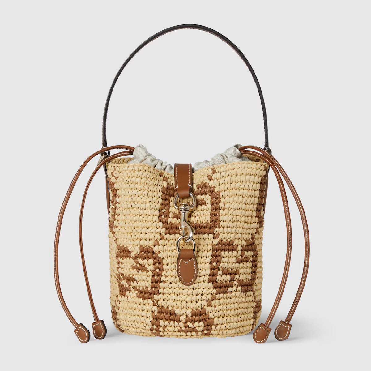 Gucci Woven mini bucket bag