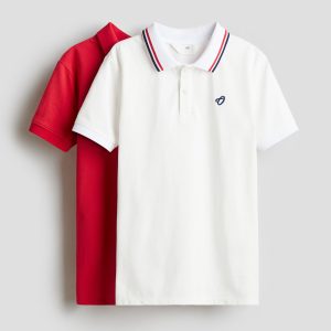 H&M 2-Pack Cotton Polo Shirts