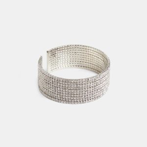 Laura Crystal Cuff Bracelet