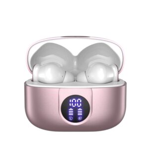 VEAT00L P91 Wireless Earbuds, Bluetooth Headphones V5.4 Stereo Ear buds with Noise Cancelling Mics
