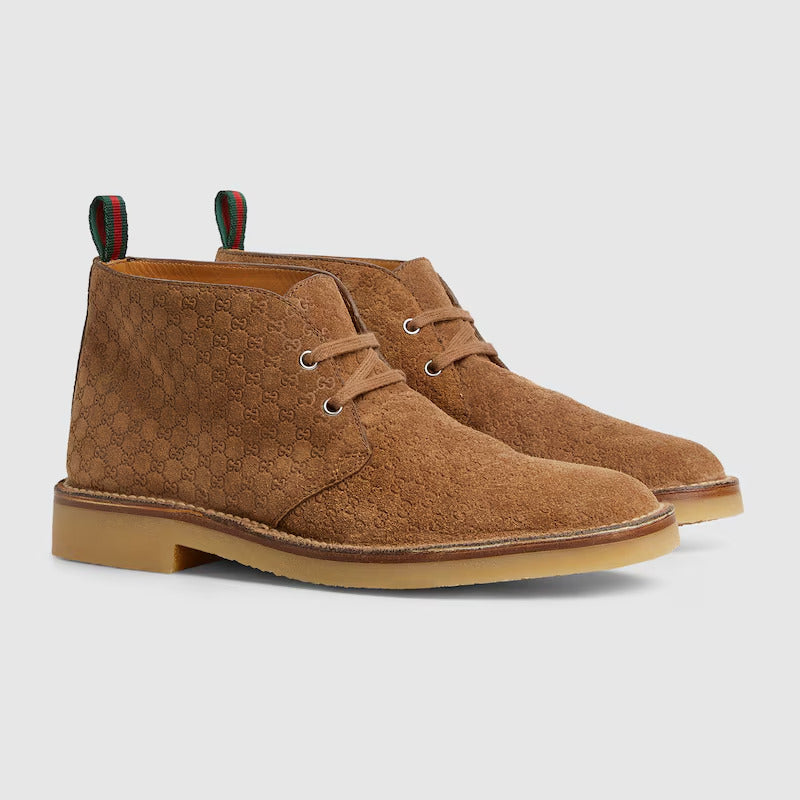 GUCCI Men's ankle boot with Web - Image 6