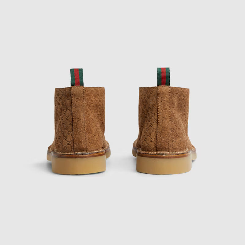 GUCCI Men's ankle boot with Web - Image 7