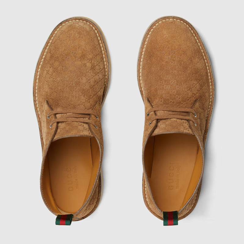 GUCCI Men's ankle boot with Web - Image 9