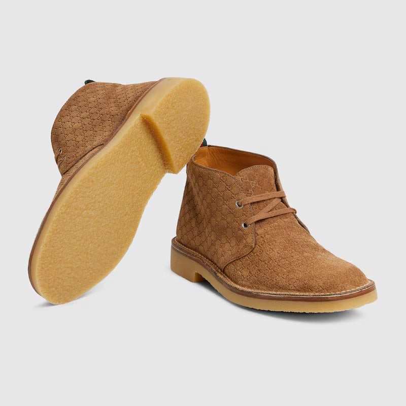 GUCCI Men's ankle boot with Web - Image 10
