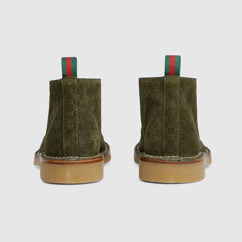 GUCCI Men's ankle boot with Web - Image 3