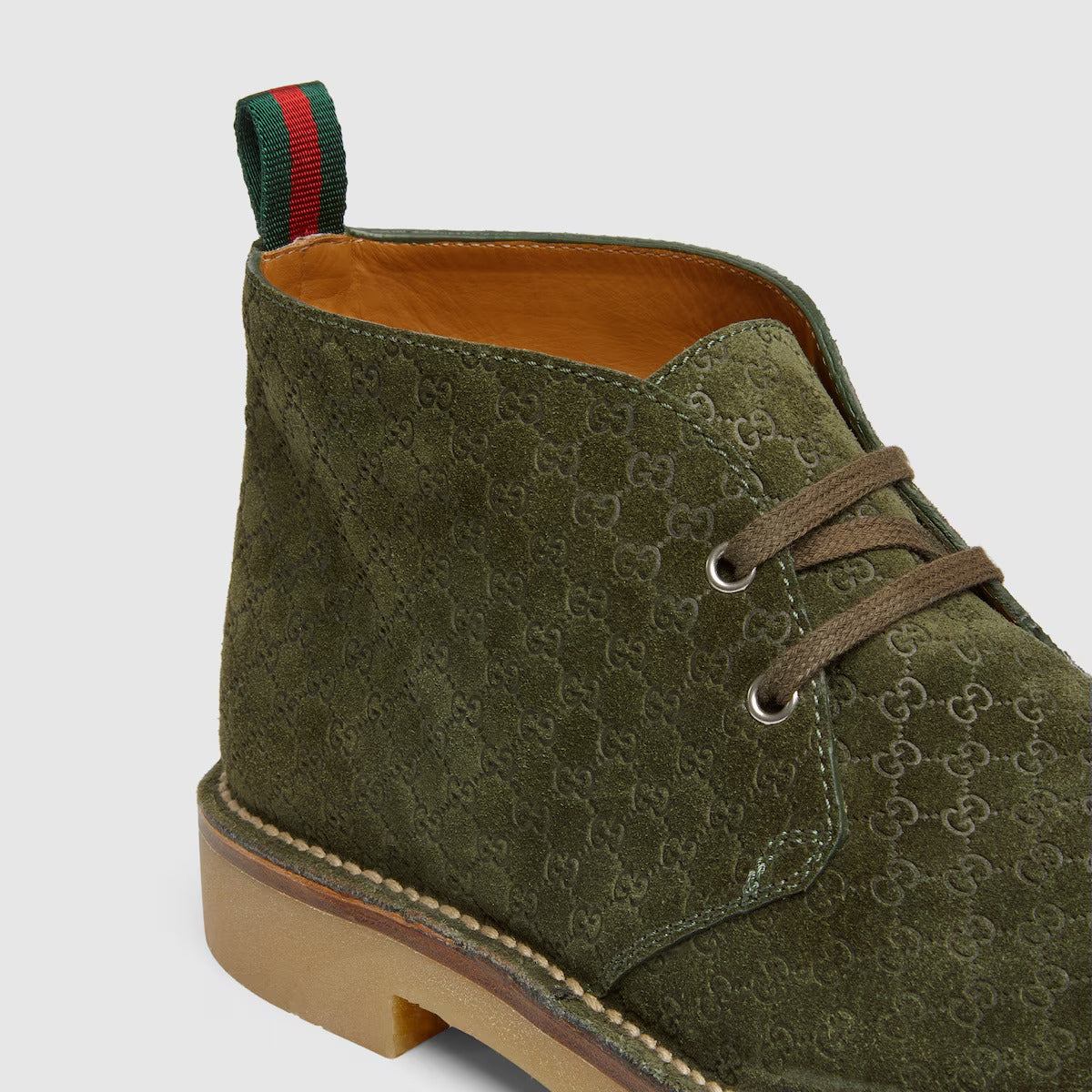 GUCCI Men's ankle boot with Web - Image 4