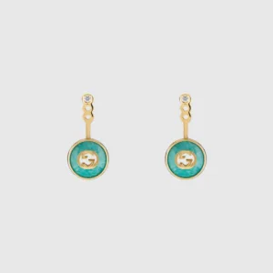 Gucci Interlocking 18K Earrings