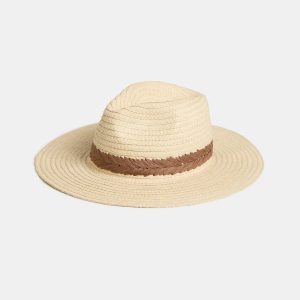 Laura Straw Fedora Hat