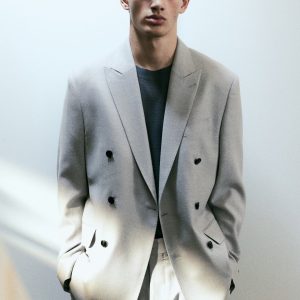 H&M Regular-Fit Double-Breasted Jacket