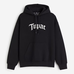 H&M Oversized Fit Printed Hoodie