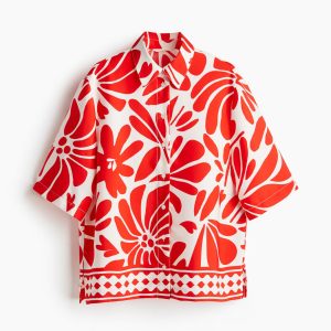 H&M Patterned Twill Shirt