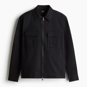 H&M Regular-Fit Twill Overshirt