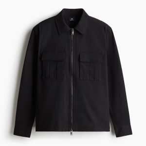 H&M Regular-Fit Twill Overshirt