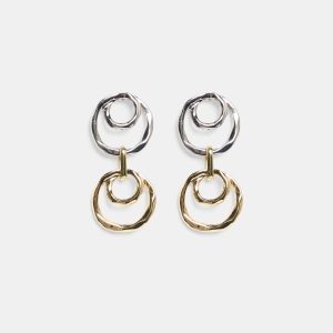 Laura Two-Tier Dangle Earrings