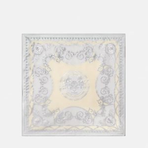 VERSACE La Coupe Des Dieux Silk Foulard 35.4"