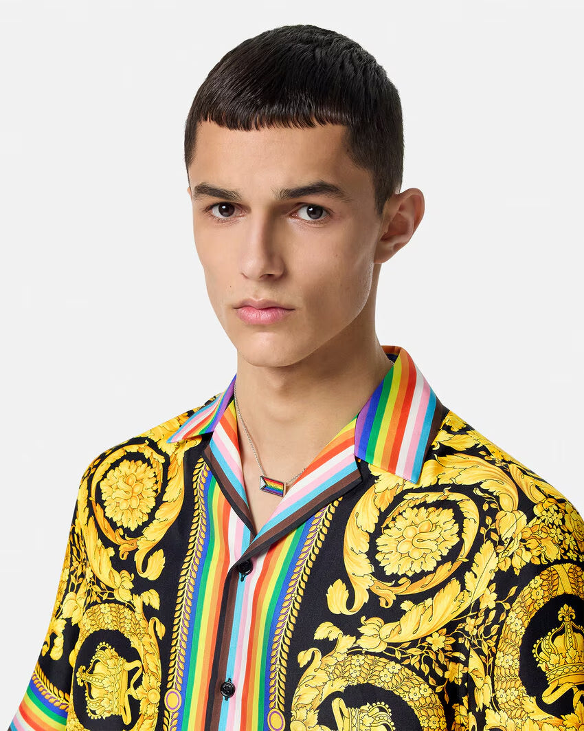 Versace PRIDE BAROCCO SILK SHIRT - Image 3