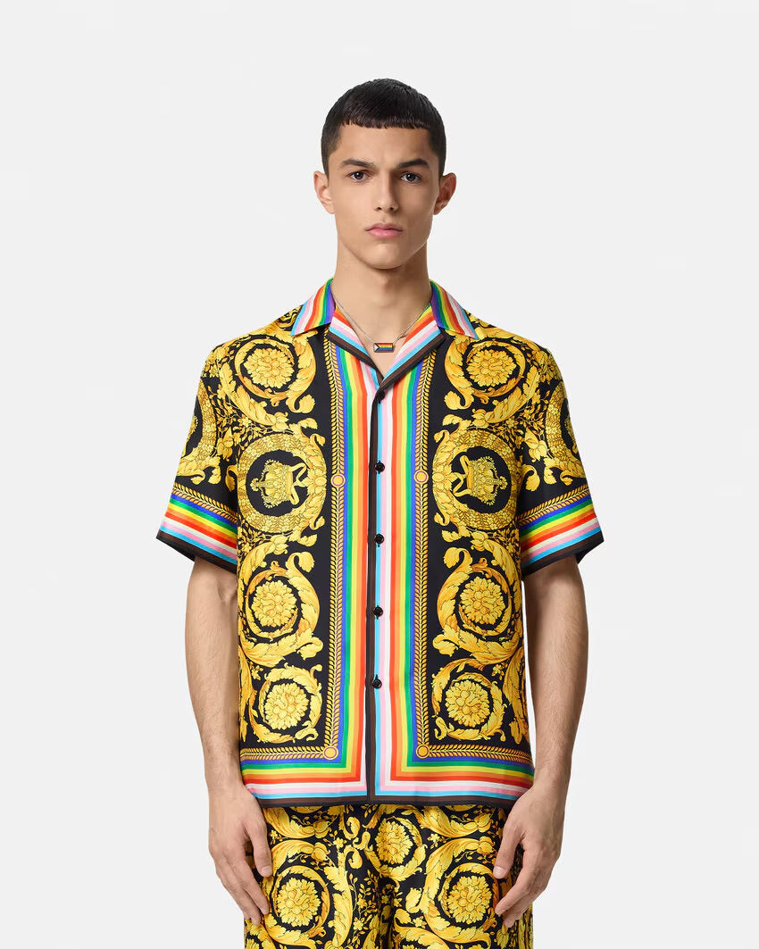 Versace PRIDE BAROCCO SILK SHIRT - Image 4