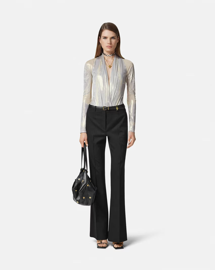 Versace LA COUPE DES DIEUX DRAPED BODYSUIT - Image 2