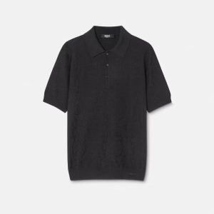 Versace BAROCCO KNIT POLO SHIRT