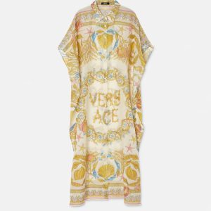 VERSACE Underwater Barocco Cover-Up Dress
