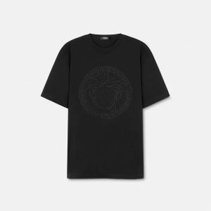 Versace EMBROIDERED MEDUSA T-SHIRT
