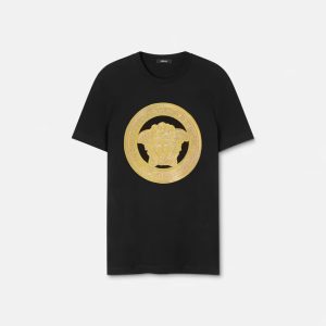 Versace EMBROIDERED MEDUSA T-SHIRT